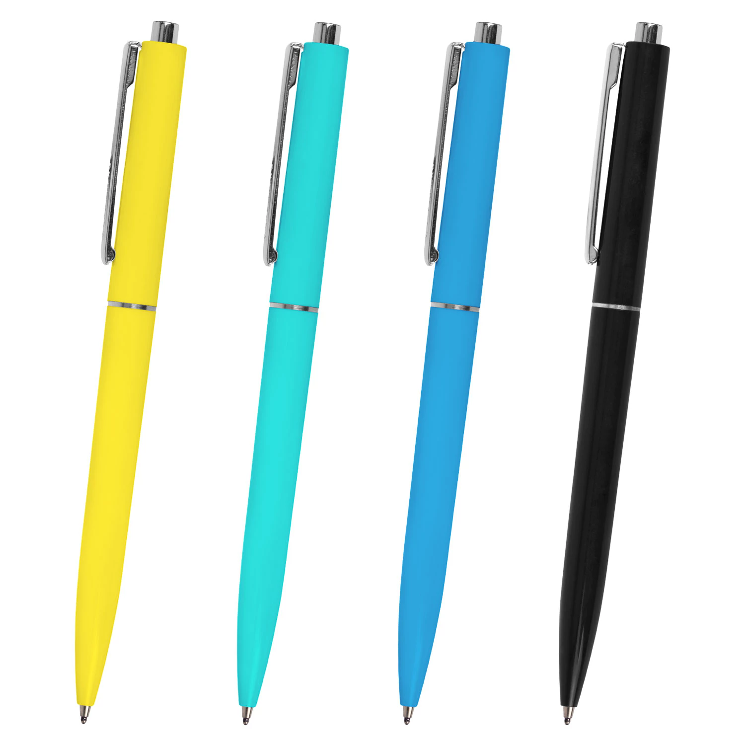 Ручка шариковая автоматическая BRAUBERG X17 COLOR, синяя, корпус ассорти
