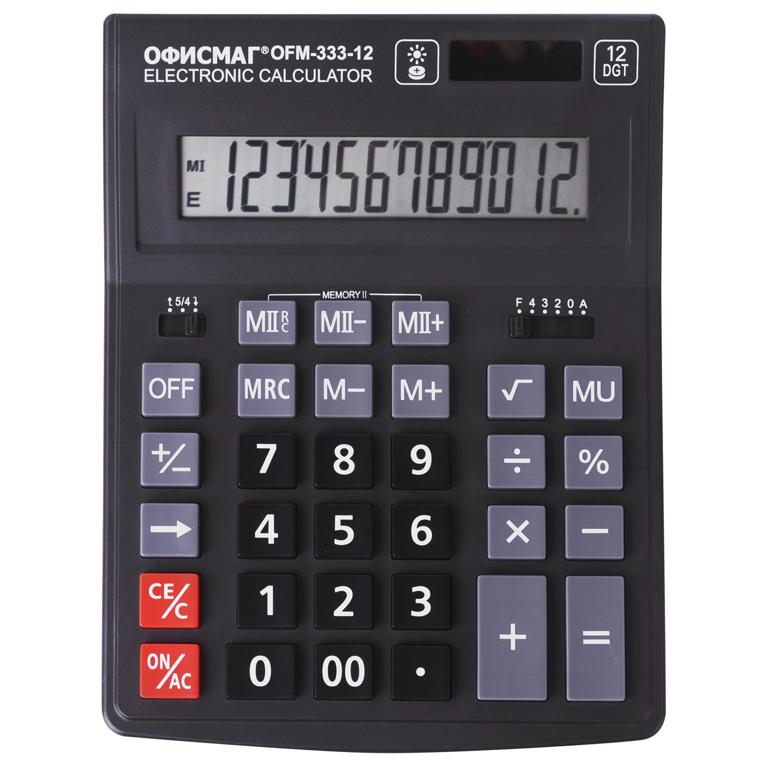 Калькулятор ОФИСМАГ 12 разрядов OFM-333-12