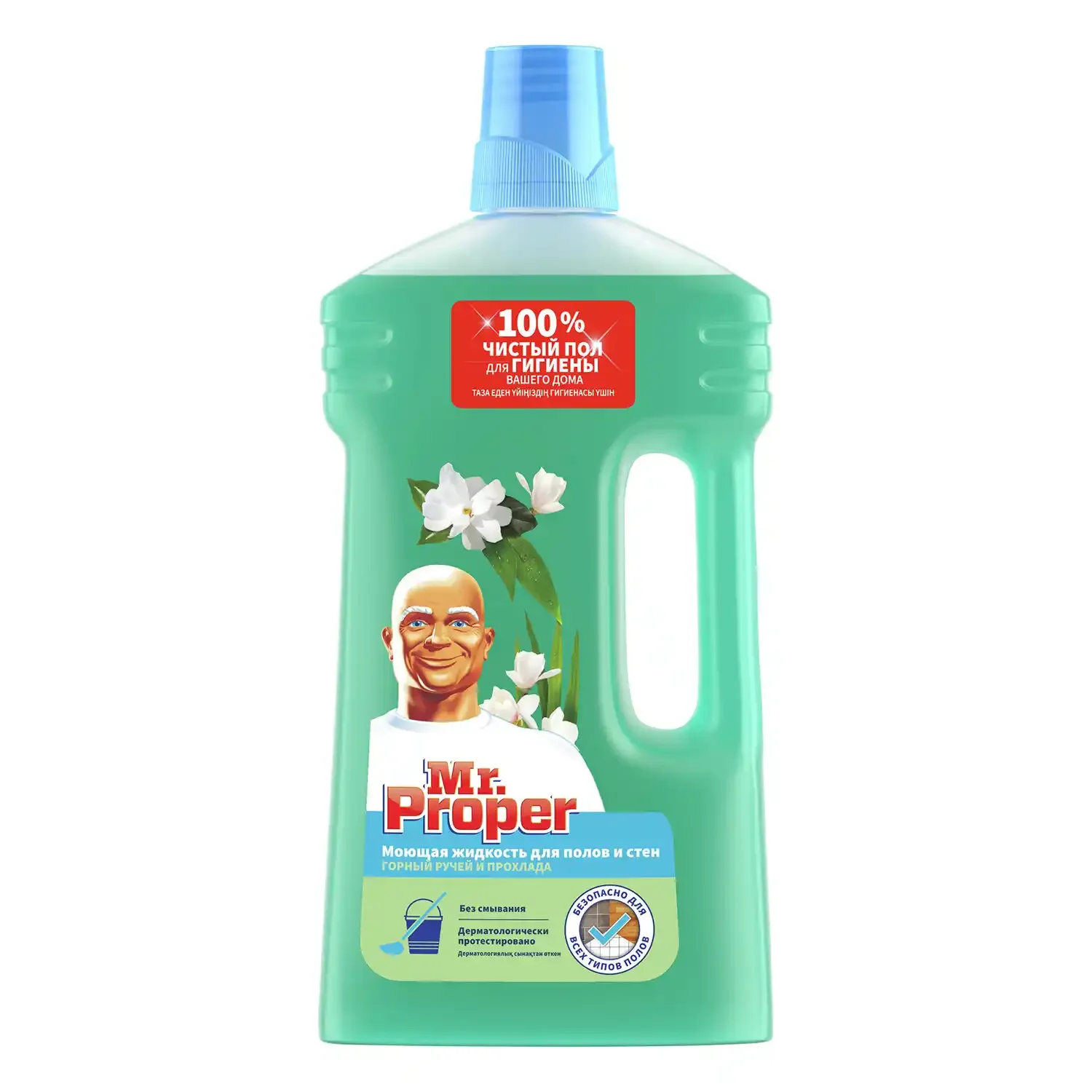 Моющая жидкость для пола и стен Mr. Proper Горный ручей и прохлада 0,5 л