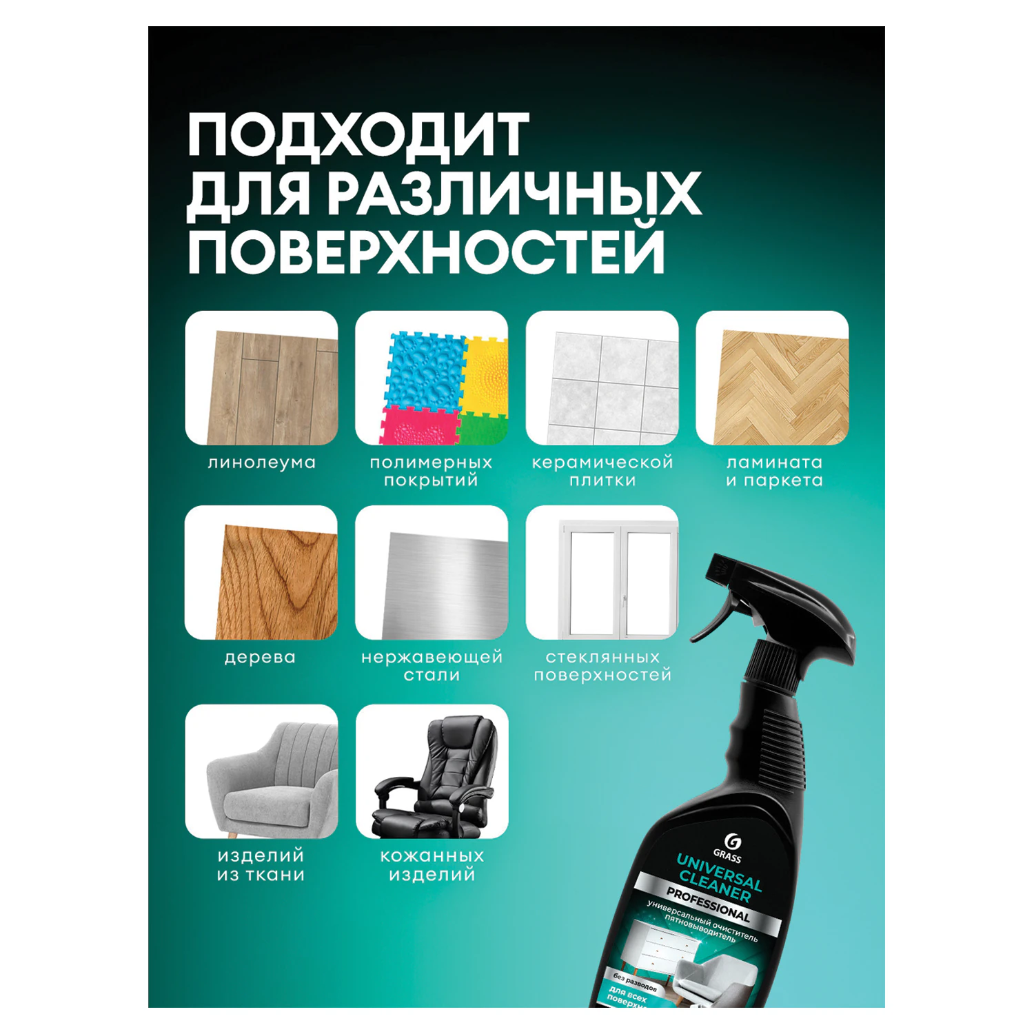 Средство чистящее Universal Cleaner Professional 600 мл с тригером