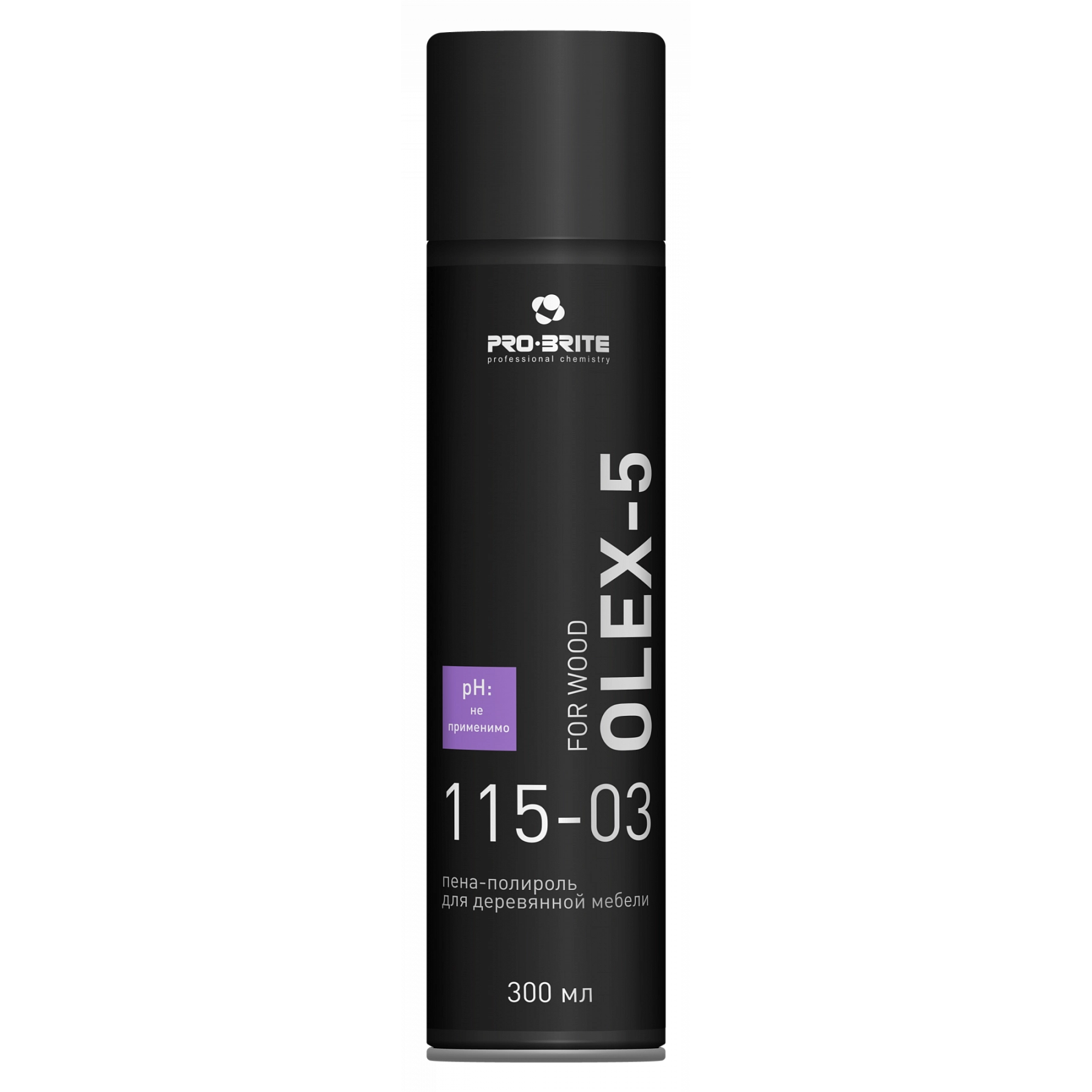 Полироль-пена для мебели PRO-BRITE OLEX-5 For Wood 300 мл