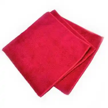 Тряпка из микрофибры 60 х 80 см, 250 гр/м2, рубин